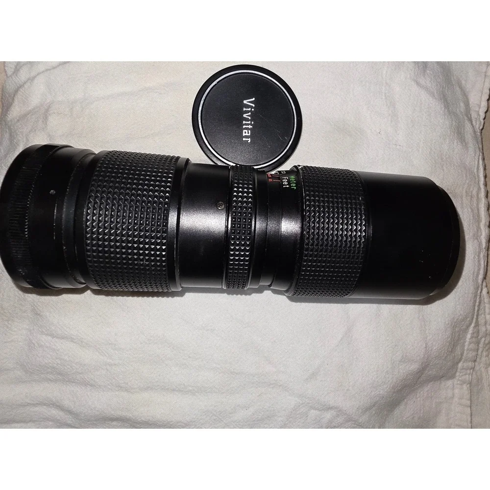 Vivitar 85-205mm f3.8 Auto Zoom Lens 58mm Hoya UV Filter Made in Japan Vintage